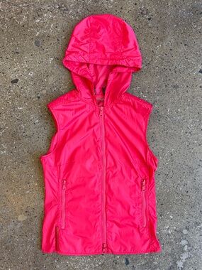 prada sport vintage s/s 2000 nylon vest red